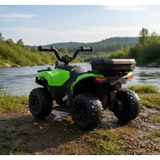 Детский электрический квадроцикл M 6286 EBLR-5 зеленый, пульт управления 2,4G фото 37