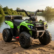 Детский электрический квадроцикл M 6286 EBLR-5 зеленый, пульт управления 2,4G фото 41