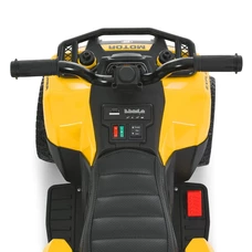 Детский квадроцикл на аккумуляторе M 6286 EBLR-6 желтый, пульт управления 2,4G фото 31