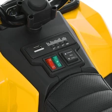 Детский квадроцикл на аккумуляторе M 6286 EBLR-6 желтый, пульт управления 2,4G фото 53