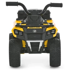Детский квадроцикл на аккумуляторе M 6286 EBLR-6 желтый, пульт управления 2,4G фото 41