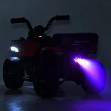 Детский квадроцикл на аккумуляторе M 6286 EBLR-8 розовый, пульт управления 2,4G фото 16