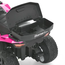 Детский квадроцикл на аккумуляторе M 6286 EBLR-8 розовый, пульт управления 2,4G фото 15