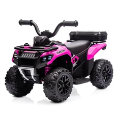 Детский квадроцикл на аккумуляторе M 6286 EBLR-8 розовый, пульт управления 2,4G фото 86
