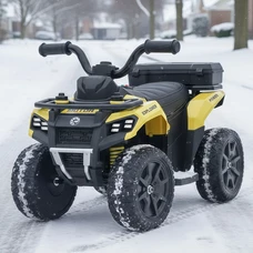 Детский квадроцикл на аккумуляторе M 6286 EBLR-13 бежевый, пульт управления 2,4G