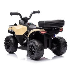 Детский квадроцикл на аккумуляторе M 6286 EBLR-13 бежевый, пульт управления 2,4G фото 86