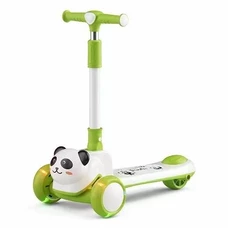 Детский самокат - беговел JR 3-142-GR зеленый, 5 в 1, с родительской ручкой фото 54