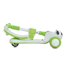 Детский самокат - беговел JR 3-142-B черный, 5 в 1, с родительской ручкой фото 41