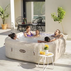 Bestway 6001M, надувной бассейн - джакузи, 201 х 201 х 71 см., 7 мест