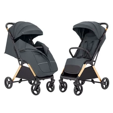 Прогулочная коляска Carrello Cross CRL-5523 Eagle Grey темно-серая, автоматическое складывание фото 21