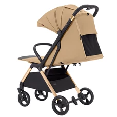 Прогулочная коляска Carrello Cross CRL-5523 Sparrow Beige бежевая, автоматическое складывание фото 21