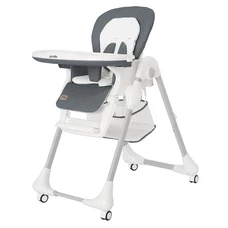 Стульчик для кормления Carrello Toffee CRL-9502/3 Palette Grey графитовый, на колесиках
