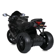 Детский мотоцикл M 5823 ELS-2 черный, автопокраска, музыка, свет фото 21