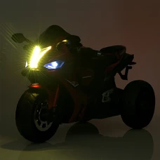 Детский мотоцикл M 5823 ELS-2 черный, автопокраска, музыка, свет фото 54