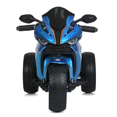 Детский мотоцикл на аккумуляторе M 5823 ELS-4 синий, автопокраска, музыка, свет фото 14