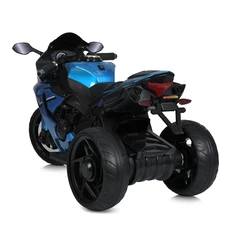 Детский мотоцикл на аккумуляторе M 5823 ELS-4 синий, автопокраска, музыка, свет фото 21