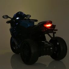 Детский мотоцикл на аккумуляторе M 5823 ELS-5 зеленый, автопокраска, музыка, свет фото 63