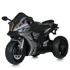 Детский мотоцикл на аккумуляторе M 5823 ELS-11 серый, автопокраска, музыка, свет фото 41