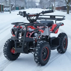 Квадроцикл Prof1 HB-EATV 800NP-3 красный, мотор 800W, 3 аккумулятора 12A/12V