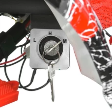 Квадроцикл Prof1 HB-EATV 800NP-3 красный, мотор 800W, 3 аккумулятора 12A/12V фото 11