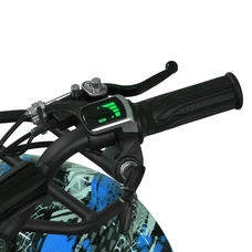 Квадроцикл Prof1 HB-EATV 800NP-4 синий, мотор 800W, 3 аккумулятора 12A/12V фото 16