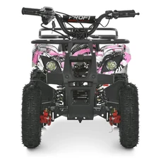 Квадроцикл Prof1 HB-EATV 800NP-8 розовый, мотор 800W, 3 аккумулятора 12A/12V фото 14