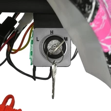 Квадроцикл Prof1 HB-EATV 800NP-8 розовый, мотор 800W, 3 аккумулятора 12A/12V фото 11