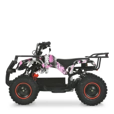 Квадроцикл Prof1 HB-EATV 800NP-8 розовый, мотор 800W, 3 аккумулятора 12A/12V фото 37