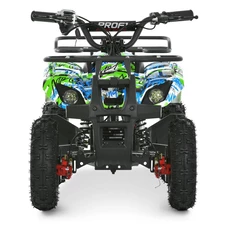 Квадроцикл Prof1 HB-EATV 800N-4-5 зелено-синий, мотор 800W, 3 аккумулятора 12A/12V фото 14