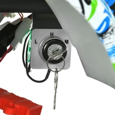 Квадроцикл Prof1 HB-EATV 800N-4-5 зелено-синий, мотор 800W, 3 аккумулятора 12A/12V фото 31