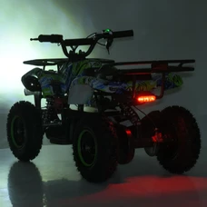 Квадроцикл Prof1 HB-EATV 800N-4-5 зелено-синий, мотор 800W, 3 аккумулятора 12A/12V фото 63