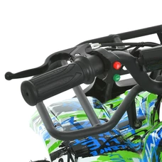 Квадроцикл Prof1 HB-EATV 800N-4-5 зелено-синий, мотор 800W, 3 аккумулятора 12A/12V фото 86