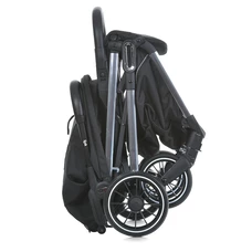 Прогулочная коляска El Camino Link ME 1129 Black Striped черная, чехол на ноги фото 53