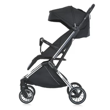 Прогулочная коляска El Camino Link ME 1129 Black Striped черная, чехол на ноги фото 21