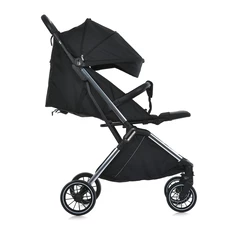 Прогулочная коляска El Camino Link ME 1129 Black Striped черная, чехол на ноги фото 37