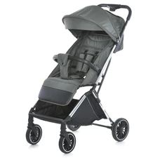 Прогулочная коляска El Camino Link ME 1129 Moss Striped темно-зеленая, чехол на ноги