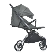 Прогулочная коляска El Camino Link ME 1129 Moss Striped темно-зеленая, чехол на ноги фото 14