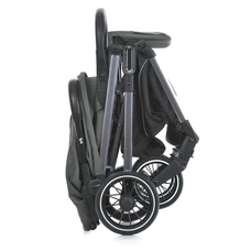 Прогулочная коляска El Camino Link ME 1129 Moss Striped темно-зеленая, чехол на ноги фото 53