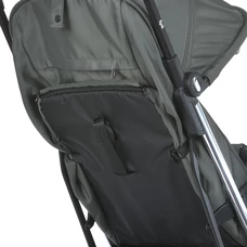 Прогулочная коляска El Camino Link ME 1129 Moss Striped темно-зеленая, чехол на ноги фото 71