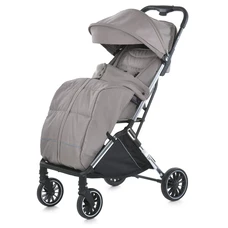 Прогулочная коляска El Camino Link ME 1129 Beige Striped бежевая, чехол на ноги фото 14