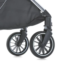 Прогулочная коляска El Camino Link ME 1129 Beige Striped бежевая, чехол на ноги фото 16