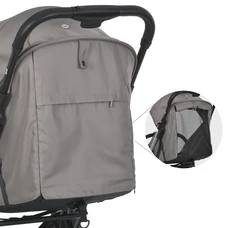 Прогулочная коляска El Camino Link ME 1129 Beige Striped бежевая, чехол на ноги фото 63