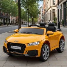 Детская электромашина M 5012 EBLR-6 желтая, Audi, пульт управления 2,4G