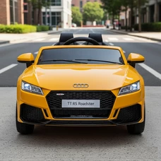 Детская электромашина M 5012 EBLR-6 желтая, Audi, пульт управления 2,4G фото 14