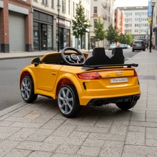 Детская электромашина M 5012 EBLR-6 желтая, Audi, пульт управления 2,4G фото 21