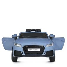 Детская электромашина M 5012 EBLR-12 голубая, Audi, пульт управления 2,4G фото 14
