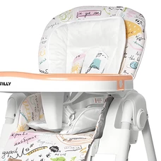 Стульчик для кормления Baby Tilly Bistro T-641/2 Rose розовый, на колесиках фото 14