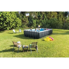 Intex 26368, каркасный бассейн, 732 х 366 х 132 см., песочный фильтр-насос, хлоргенератор фото 14