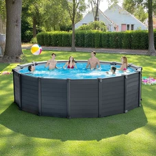 Intex 26384, каркасный бассейн, 478 х 124 см., песочный фильтр-насос, тент