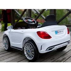 Детская машина M 3981 EBLR-1 белая, Mercedes, пульт управления 2,4G фото 86